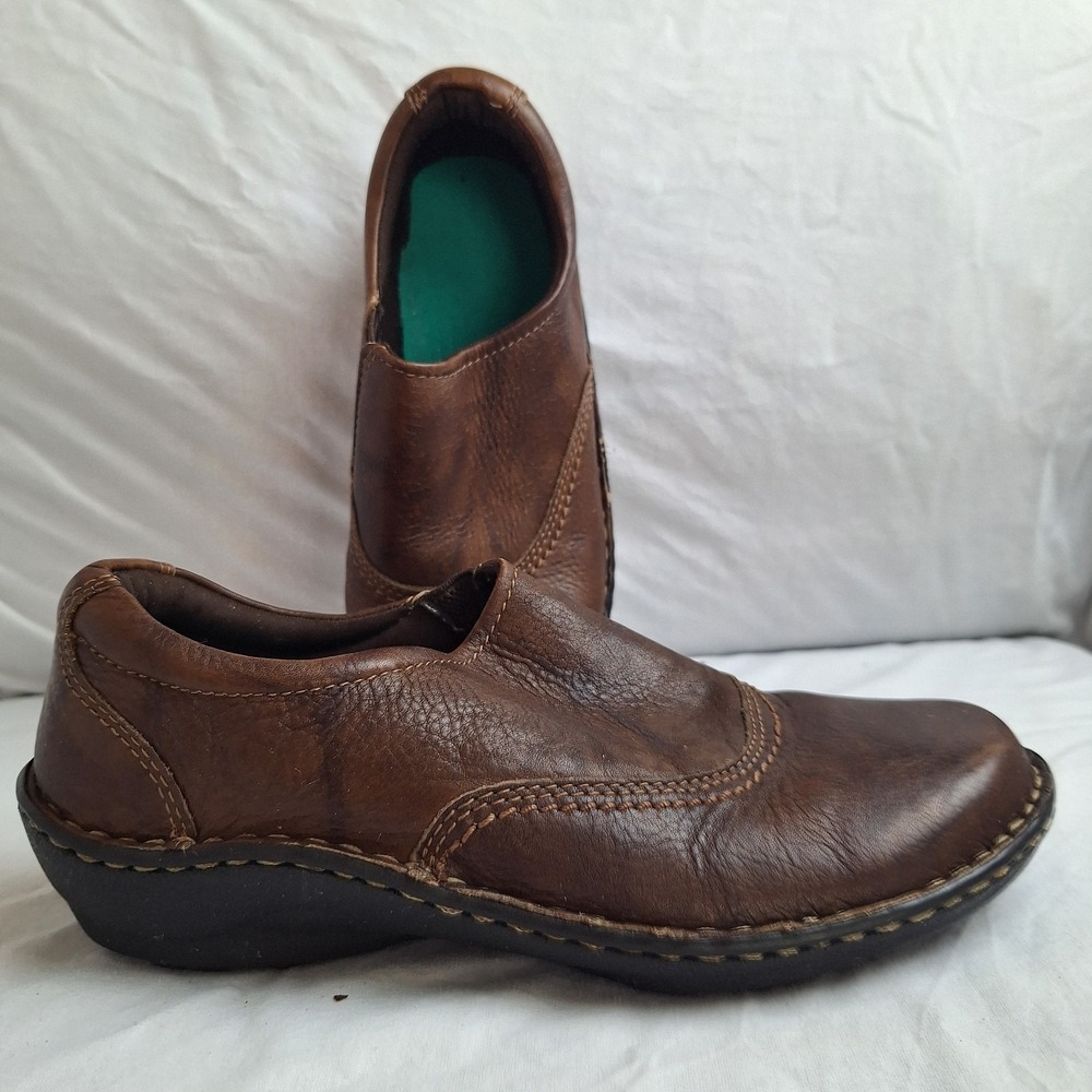 Eastland Hillside 8.5M Women's Leather Upper Shoes Style 3800-02 Brown Slip On